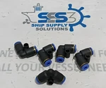 Sang-a Pneumatic Push-in Fitting 6mm Tubing 90 Elbow L Shape Fittings (lot Of 5. Fixed Price $74.99.