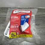 Charlotte Connectite 1-1/2" Pvc Dwv 45 Degree Elbow *395. Fixed Price $12.99.