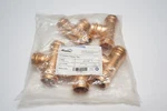 New Pack Of 5 Bluefin Pluming Press Copper Tee 1" Cpt100 Ships Free. Fixed Price $40.49.