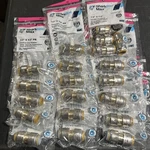 20 Pcs Sharkbite Max Push-to-connect 1/2 X1/2 (16 Pb Adapter,4 Coupling)(373). Fixed Price $100.00.