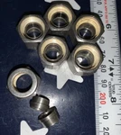 6 Sets Of Tylok 3/8 Cbc-lok Double Ferrules (6 Nuts, Front & Back Ferrules). Fixed Price $26.05.