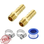 Uxcell Brass Hose Barb Fittings 5/16" X G1/8" Male Thread Connector 2pcs. Fixed Price $20.00.