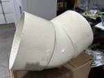 Harco 12" Pvc Dwv 45-degree Elbow Hub X. Fixed Price $375.00.