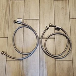Proflo Pf146815 5ft Stainless Steel Double Reinforced Washing Machine Hoses Qty2. Fixed Price $9.99.