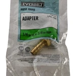 New Everbilt Lfa-192 Brass Hose Barb Adapter 1/4'' Id X Mip Fitting. Fixed Price $9.99.