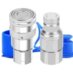 Cplbrb 3/8 Npt Flat Face Hydraulic Quick Connect Couplers/couplings With Du.... Fixed Price $46.75.