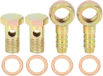 X Autohaux 2 Sets 14mm Banjo Internal Diameter Hose Barb Bolt Fittings Ban. Fixed Price $15.29.