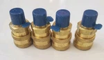 Lot Of 4 New Parker Bst-2m Non-valved Coupler Hydraulic Dissconnect 1/4-18 Nptf. Fixed Price $57.99.