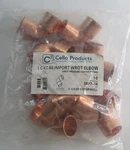 10-pack Cello Iwp-16 Short Radius Tube 1in 90 Cxc Wrot Copper Elbows 1-1/8 Od. Fixed Price $38.00.