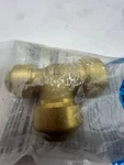 Jones Stephens Plumbite C77447lf Push On Reducing Tee Brass 3/4" X 1/2". Fixed Price $14.00.