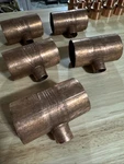 Lot Of 5 Elkhart 2 X 3/4 Copper Reducing Tee Cxcxc W40106e Nsf Usa. Fixed Price $200.00.