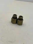 Parker 6-1/4" F5og-s Female Pipe Adapter Sae- Orb/fnpt 9/16" X 1/4"lot Of 2 Nnb. Fixed Price $19.97.