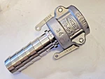 Dixon 100-c-ss Coupler Hose Shank 1 In, New (bag Of 3). Fixed Price $140.00.