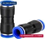 Wafjamf Straight Push To Connect Fitting,4mm Tube Od 4mm Od-10pcs, Brass. Fixed Price $8.99.