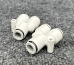 Lot Of 2 - Smc Kq2u10-00a 10mm Push-in To Pneumatic Tubing Fitting. Fixed Price $16.99.