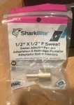 Pex Sharkbite 1/2 X F Sweat Adapter Uc600lfa #82r. Fixed Price $4.99.