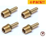 4-pack! New!! 5/16"x3/8" Brass Male Npt Barb Hose Straight Fitting 125-5c. Fixed Price $36.60.