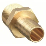 2 Pack New! Grainger 6afn9 Brass Straight Fitting 1/2" Barb X 1/2 Male Npt. Fixed Price $15.64.