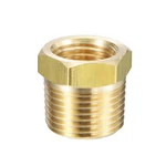 Brass Reducer For Pipe Adapter 3/8" Bspt M X 1/4" Npt F. Fixed Price $6.97.