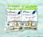 (2 Pack) Sharkbite 3/8 In. (1/2 In Od) Brass Push-to-connect Tee. Fixed Price $12.99.
