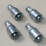 Parker (4 Pack) Hydraulic Hose Female Jic Swivel 3/8" X 1/2" Steel 10643-6-8. Fixed Price $51.52.