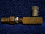 Parker F200 B Flow Control Valve With Hansen Hk B2 K16 Quick Connect, Used. Fixed Price $9.99.