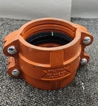 Gruvlok 7305 6" Ductile Iron Hdpe Plain End Pipe Coupling Orange Painted. Fixed Price $218.99.