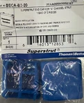 2-pack Thomas & Betts Superstrut Blue End Caps For A Channel - Seca-b2-20. Fixed Price $8.99.