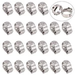 Swpeet 35pcs 6mm-7mm 304 Stainless Steel Single Ear Hose Clamps Assortment Kit P. Fixed Price $12.57.