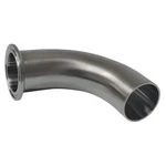 3" Clamp X Butt Weld T304 Ss 90 Degree Elbow, E2c3.0. Fixed Price $58.29.