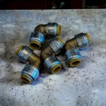 Pack Of 4 Sharkbite 1/2" Elbows - Push-to-connect Plumbing Fittings Durable. Fixed Price $43.99.