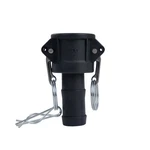 Quafwia 2 Pcs Polypropylene Camlock Fittings (1" Type C) Cam 1 Inch, Black. Fixed Price $19.83.