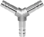 Stainless Steel 5/16" Hose Barb 3 Way Y Shaped Union Home Brew Fitting. Fixed Price $20.99.