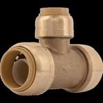 1pc Sharkbite U412lf 3/4" X 1/2" Brass Push Reducing Tee. Fixed Price $27.14.