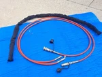 Dual Hydraulic Hoses With Parker Ff-371-6fp ,ff-372-6fp Quick Coupling. Fixed Price $74.99.