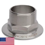 Kf-50 Nw-50 1.5" Npt (male) Adapter Vacuum Fitting Loco Science!!. Fixed Price $77.99.