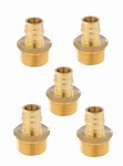 Efield 5pcs Pex A Full Flow 3/4"x1" Male Npt Adapter Expansion Fitting. Fixed Price $39.99.