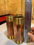 3 New Matco-norca 2" X 6" Lead Free Red Brass Nipple Nsf61-4 (m2). Fixed Price $97.99.