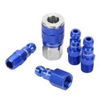 Colorconnex Coupler Plug Kit Type C 1/4 Inch Npt Blue 5-piece A72456c. Fixed Price $22.06.