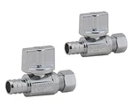Ld Valve-1/4 Turn Straight Stop Valve, 3/8-in Compression X 1/2-in Pex,quarter. Fixed Price $22.20.