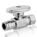 Efield 3/8" Od Compression X 1/2" Pex-a Expansion 1/4 Turn Straight Stop Valve. Fixed Price $87.99.