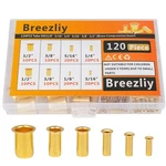 120pcs Tube Od(1/8"3/16" 1/4" 5/16'' 3/8" 1/2") Brass Compression Insert,inse.... Fixed Price $23.72.