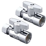 Minimprover 2 Pack Premium Brass Chrome Plated 3/8" Fip Female Thread X Pcs. Fixed Price $24.99.