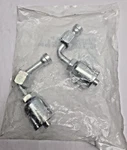 Bag Of 2, 1j143-6-6 Parker Fml Seal-lk Swvl 90 Dg, Elb(lng), 3/8" Tb X 3/. Fixed Price $40.47.