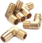 Ltwfitting 90 Degree Elbow Brass Barb Fitting 1/2 Id Hose X 1/4-inch Male Npt Ve. Fixed Price $25.22.