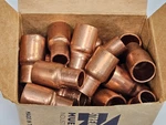 Mueller Copper W01317 Reducing Fitting 5/8" - 3/8" Ftg Xc (lot Of 3 Ftgs). Fixed Price $30.00.