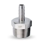 Maacflow Stainless Steel 3/8" 3/16" Barb X Male Npt, Silver. Fixed Price $11.99.