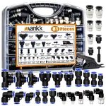 Mankk 53pcs Air Hose Fittings Kit Quick Connect Push Fit 1/8 1/4 3/8 1/2 Set. Fixed Price $67.99.