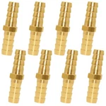 Uenede 8pcs Brass 5/16"od Barb Splicer Mender Hose Fitting Straight 2-wa.... Fixed Price $11.34.