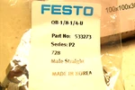 Qty 10 - Festo Qb-1/8-1/4-u 533273 Male Push-in Straight Fitting Sealed Bag. Fixed Price $24.00.